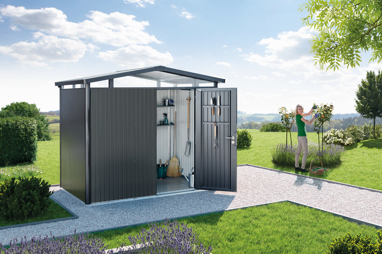 Panorama - Premium Steel Apex Garden Shed
