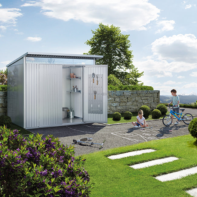 AvantGarde ECO - Premium Steel Pent Garden Shed