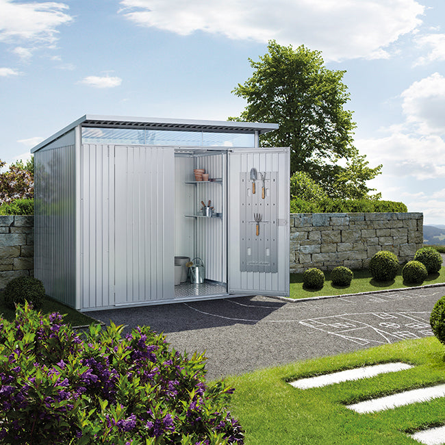 AvantGarde ECO - Premium Steel Pent Garden Shed