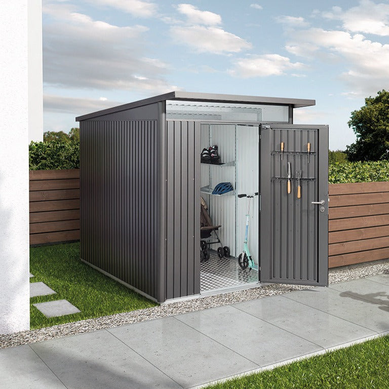 AvantGarde ECO - Premium Steel Pent Garden Shed
