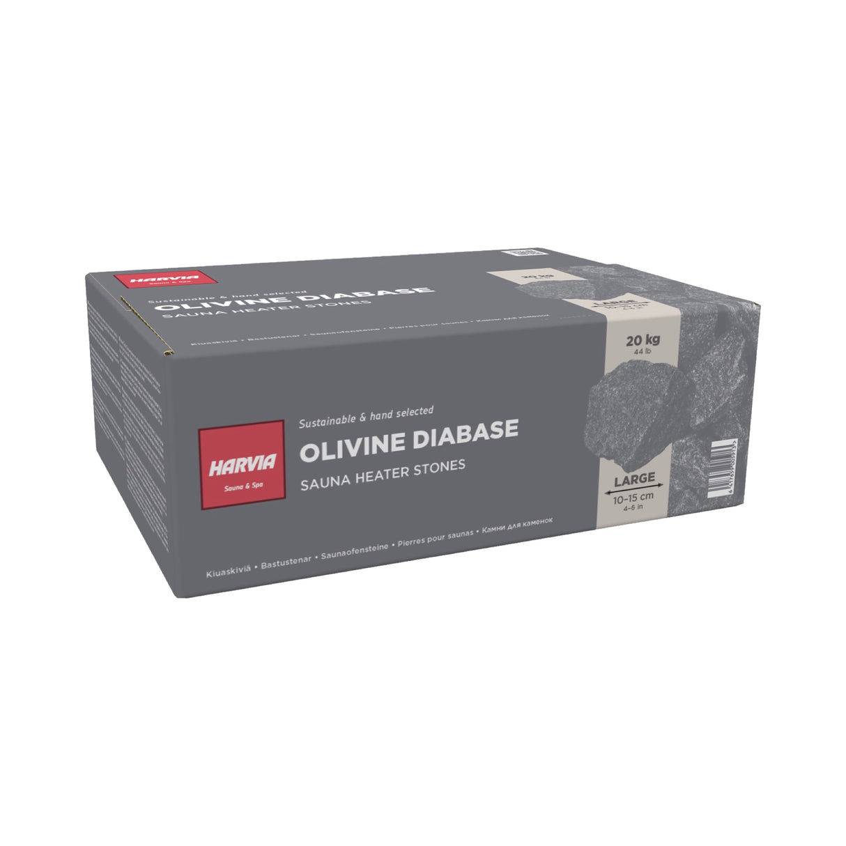 Harvia Sauna Stones 20kg Large 10-15cm