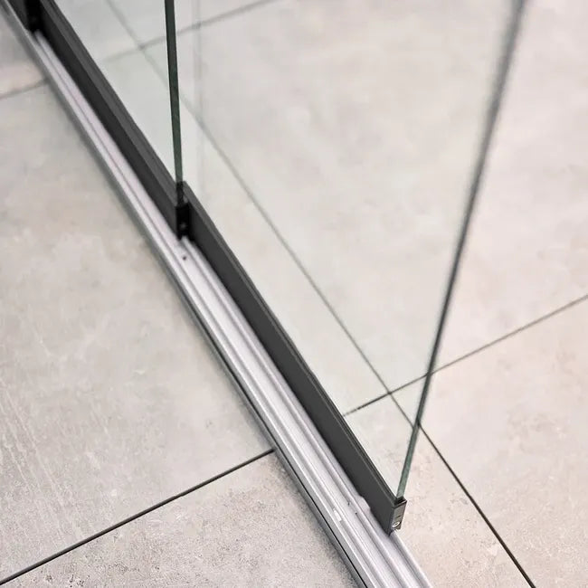 Biohort Clear Glass Sliding Wall for Pergola