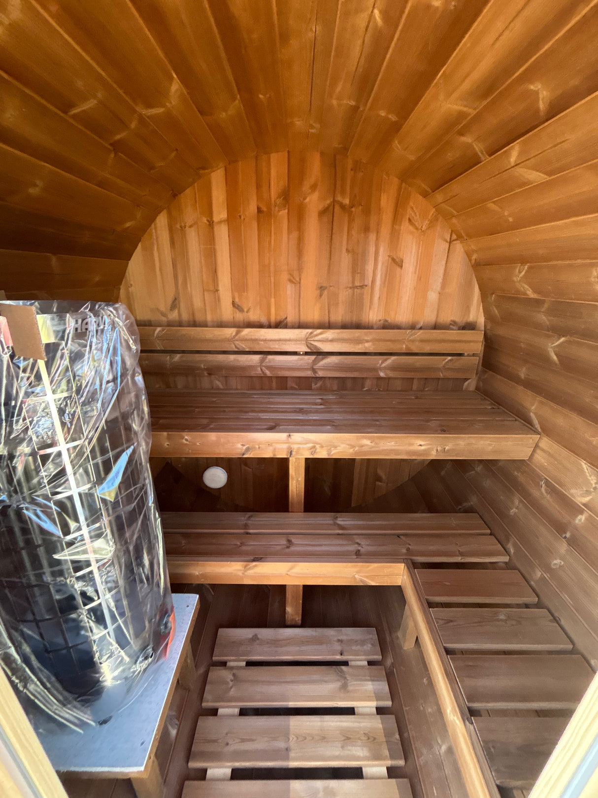 Barrel Sauna 1.6m Length 3 Person Outdoor Sauna