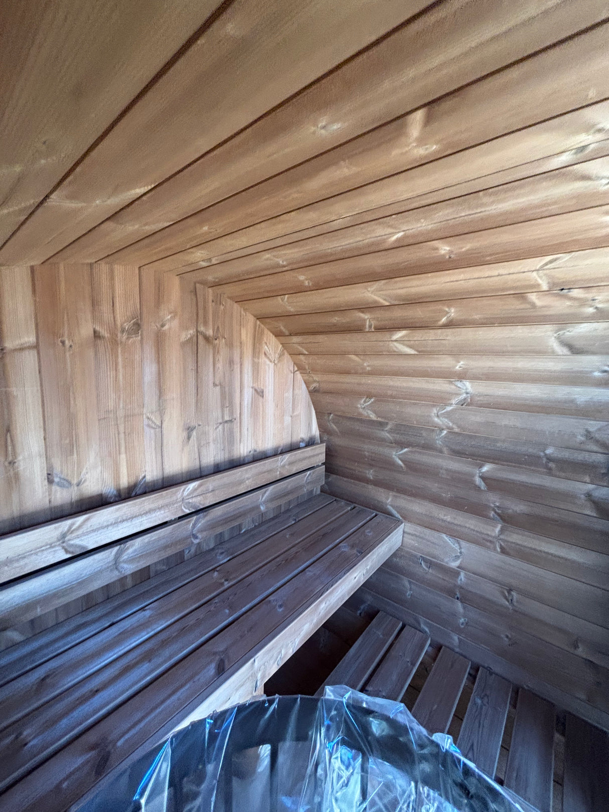 Barrel Sauna 1.6m Length 3 Person Outdoor Sauna