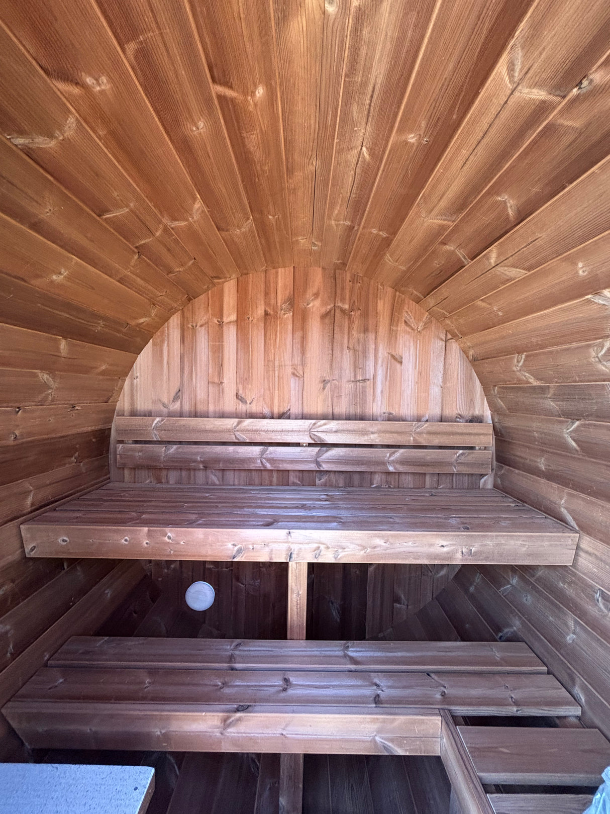 Barrel Sauna 1.6m Length 3 Person Outdoor Sauna