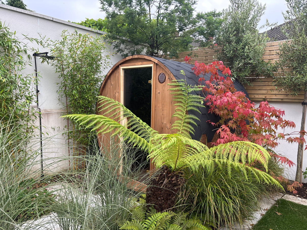Barrel Sauna 2m Length 4 Person Outdoor Sauna