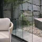 Biohort Clear Glass Sliding Wall for Pergola