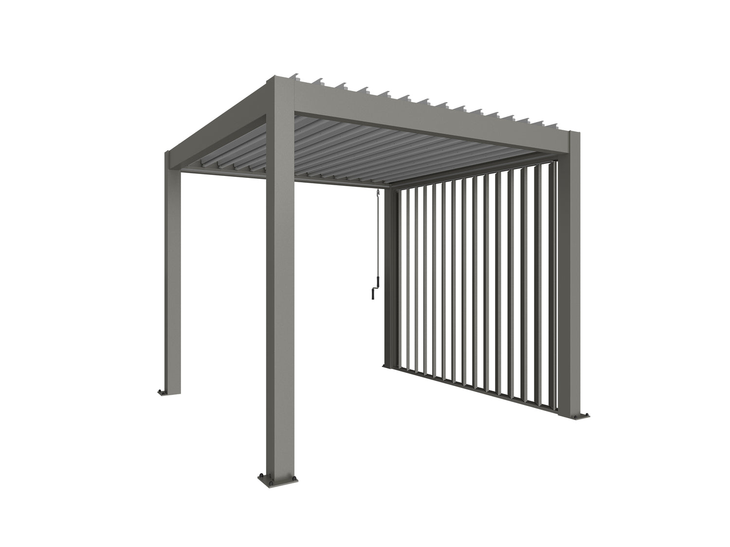 Biohort Louvred Side Wall for Pergola