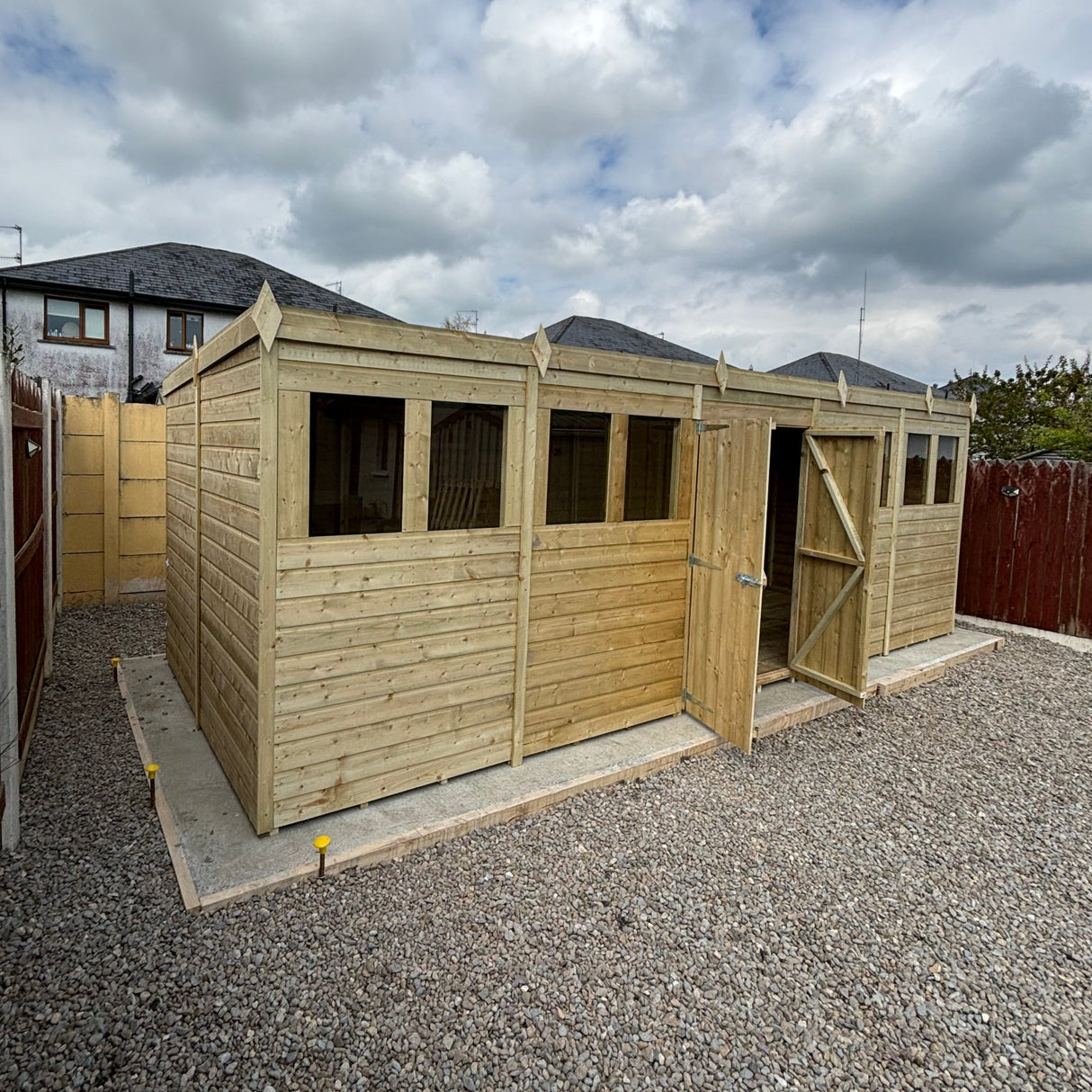 20ft x 8ft Pent Shed