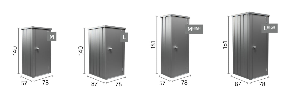 Biohort Juilet Patio Locker Storage