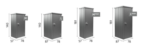 Biohort Juilet Patio Locker Storage