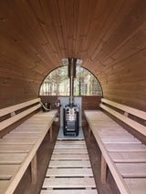 Barrel Sauna 2.3m Length 6 Person Outdoor Sauna