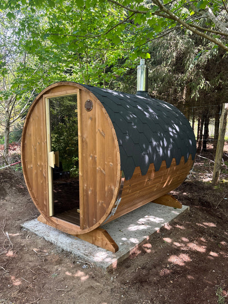 Barrel Sauna 2.3m Length 6 Person Outdoor Sauna