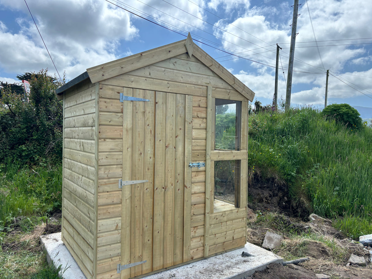 6ft x 4ft Apex Potting Shed