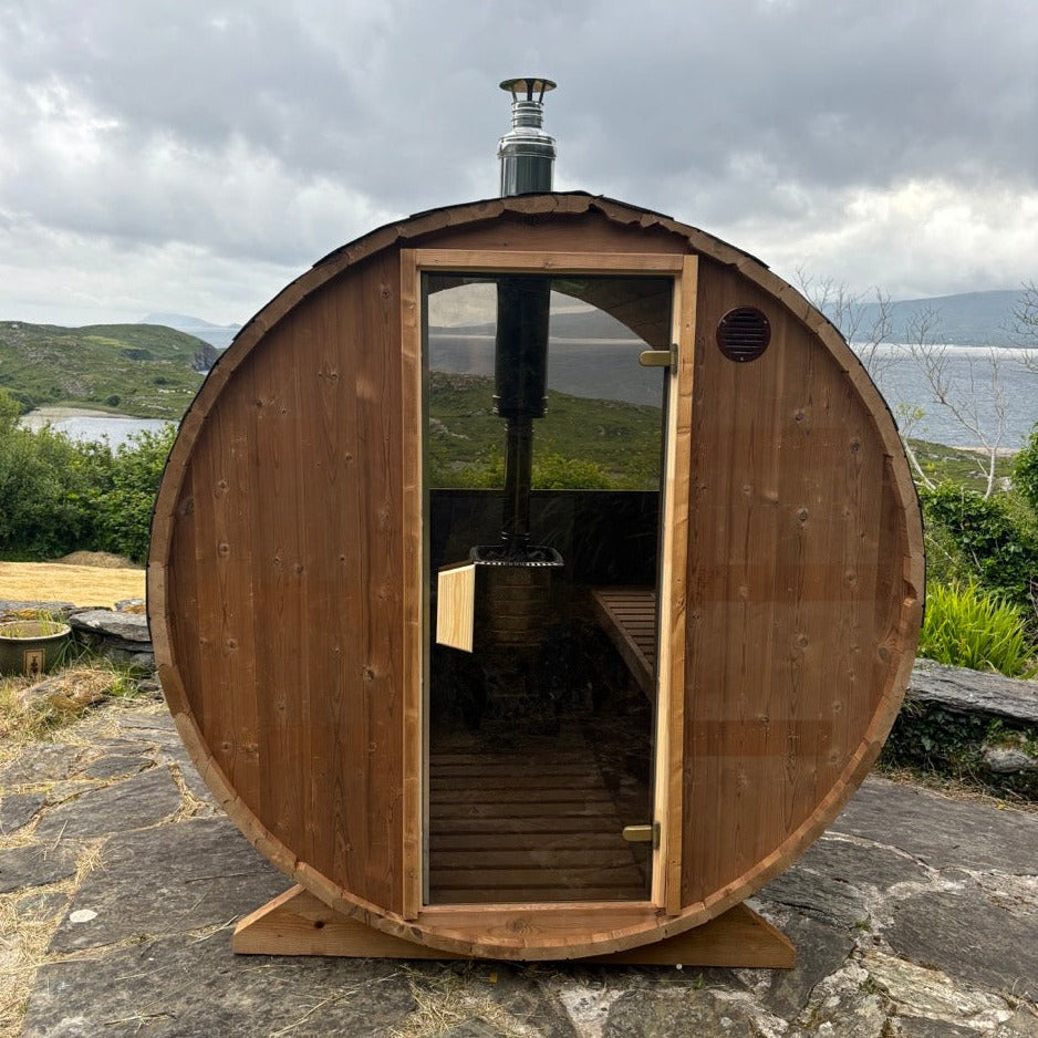 Barrel Sauna 2m Length 4 Person Outdoor Sauna