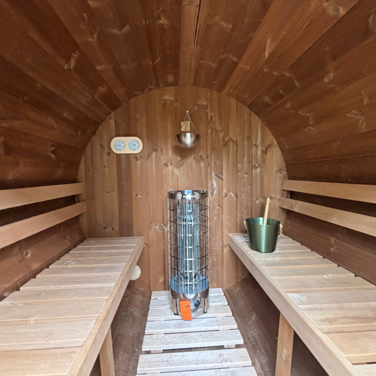 Barrel Sauna 2.3m Length 6 Person Outdoor Sauna