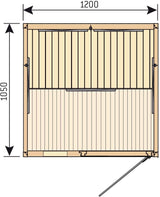 Harvia Radiant 2 Person Infrared Sauna