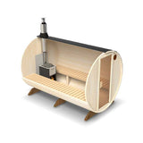 Barrel Sauna 3m Length 6-8 Person Outdoor Sauna