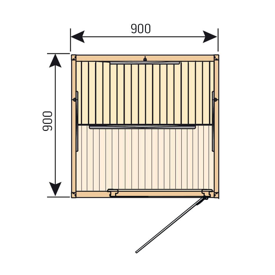 Harvia Radiant 1 Person Infrared Sauna