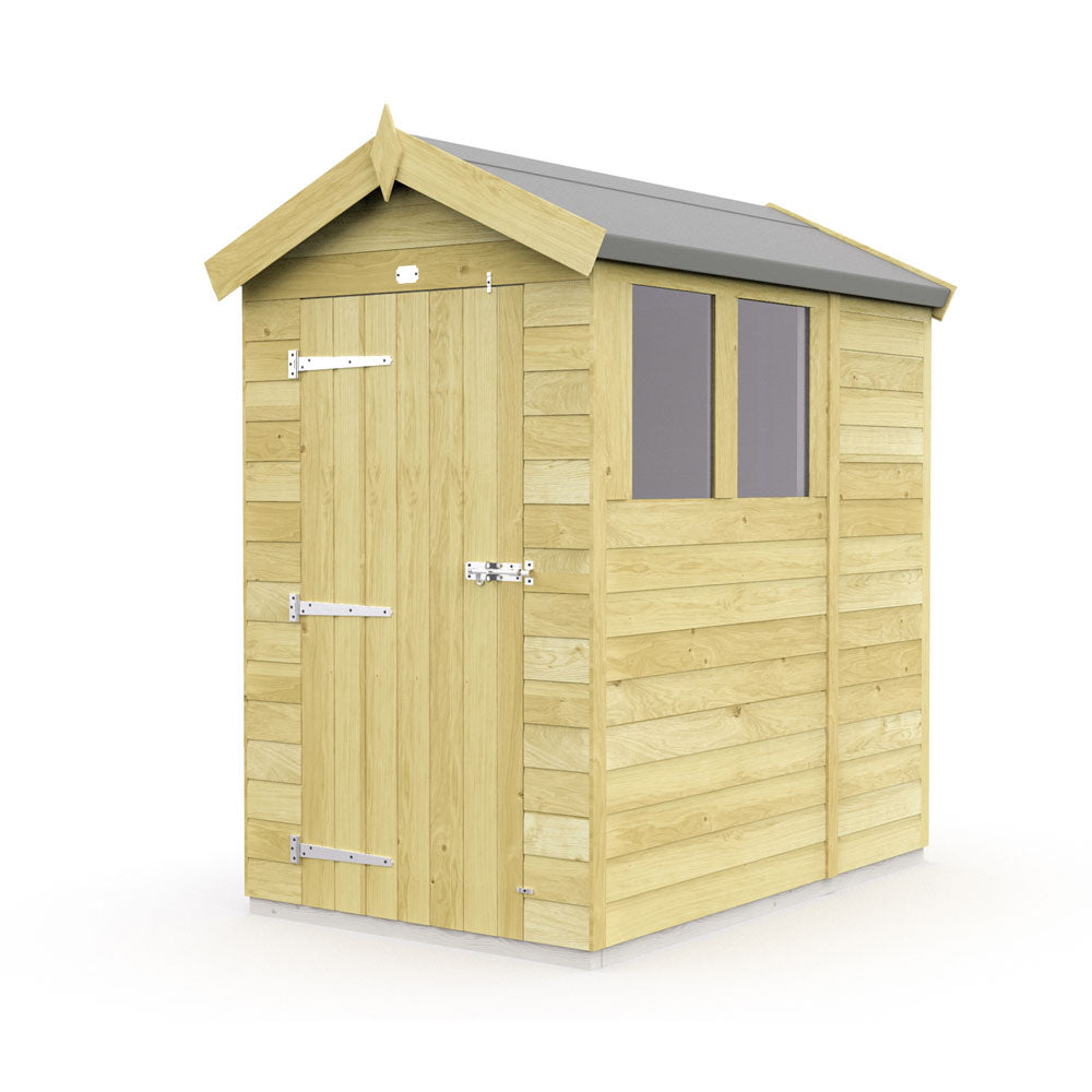 4ft x 7ft Apex Shed