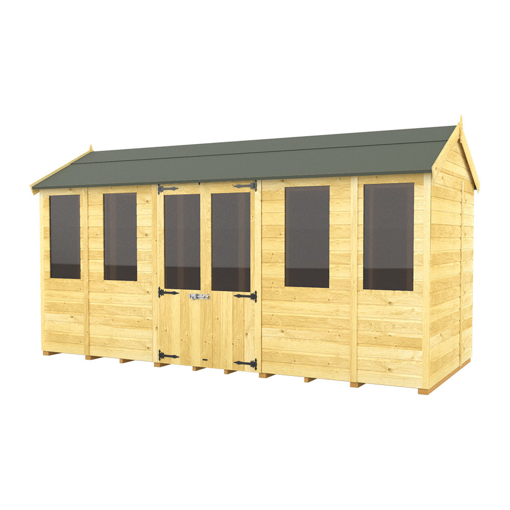 7ft x 14ft Apex Summer House