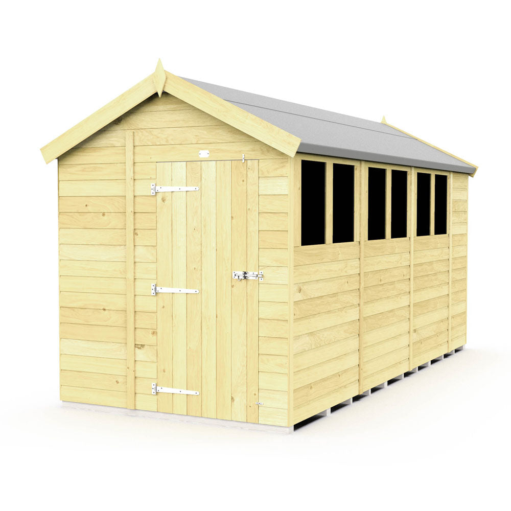 7ft x 15ft Apex Shed