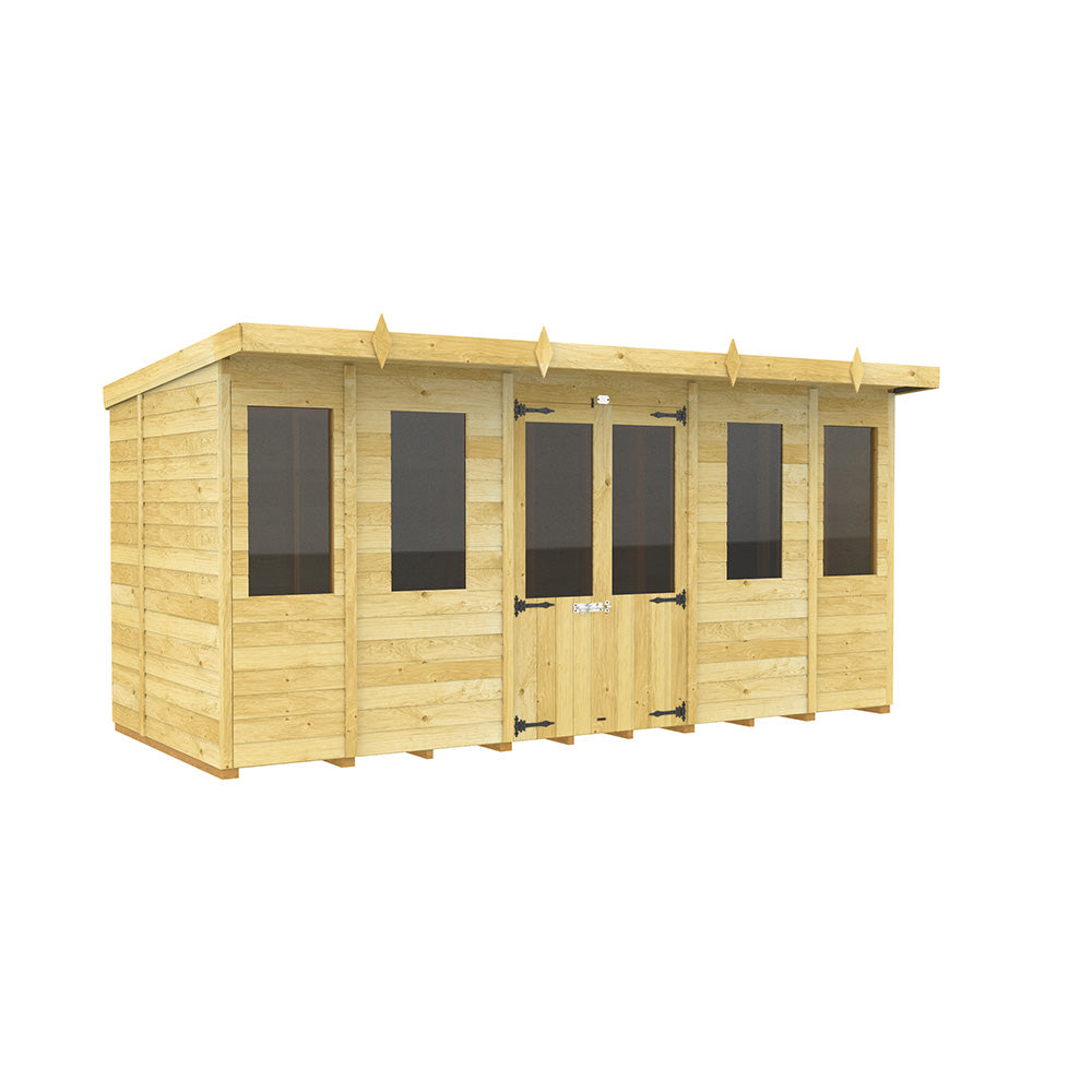 14ft x 6ft Pent Summer House