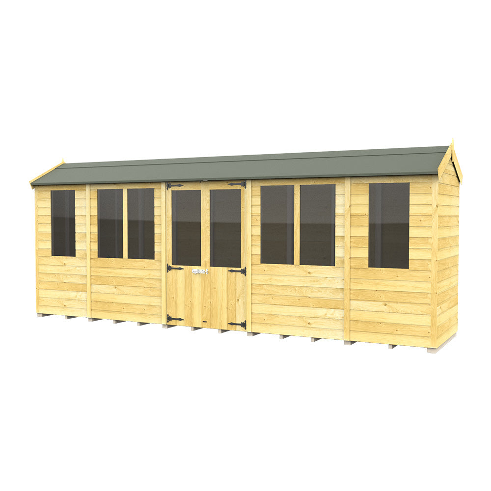 4ft x 18ft Apex Summer House