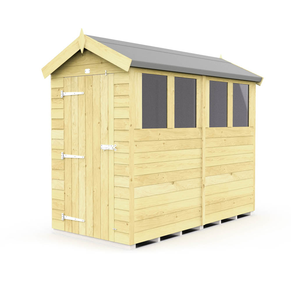 4ft x 8ft Apex Shed