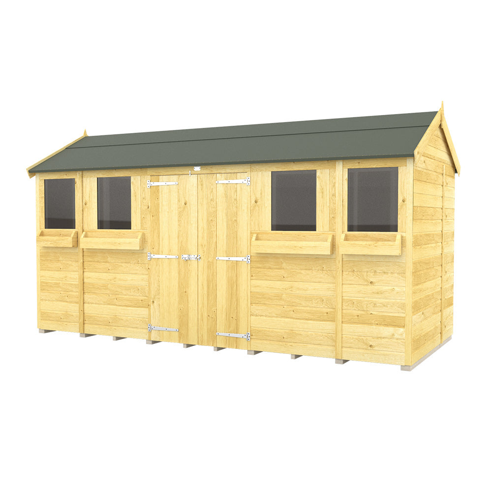 8ft x 14ft Apex Summer Shed