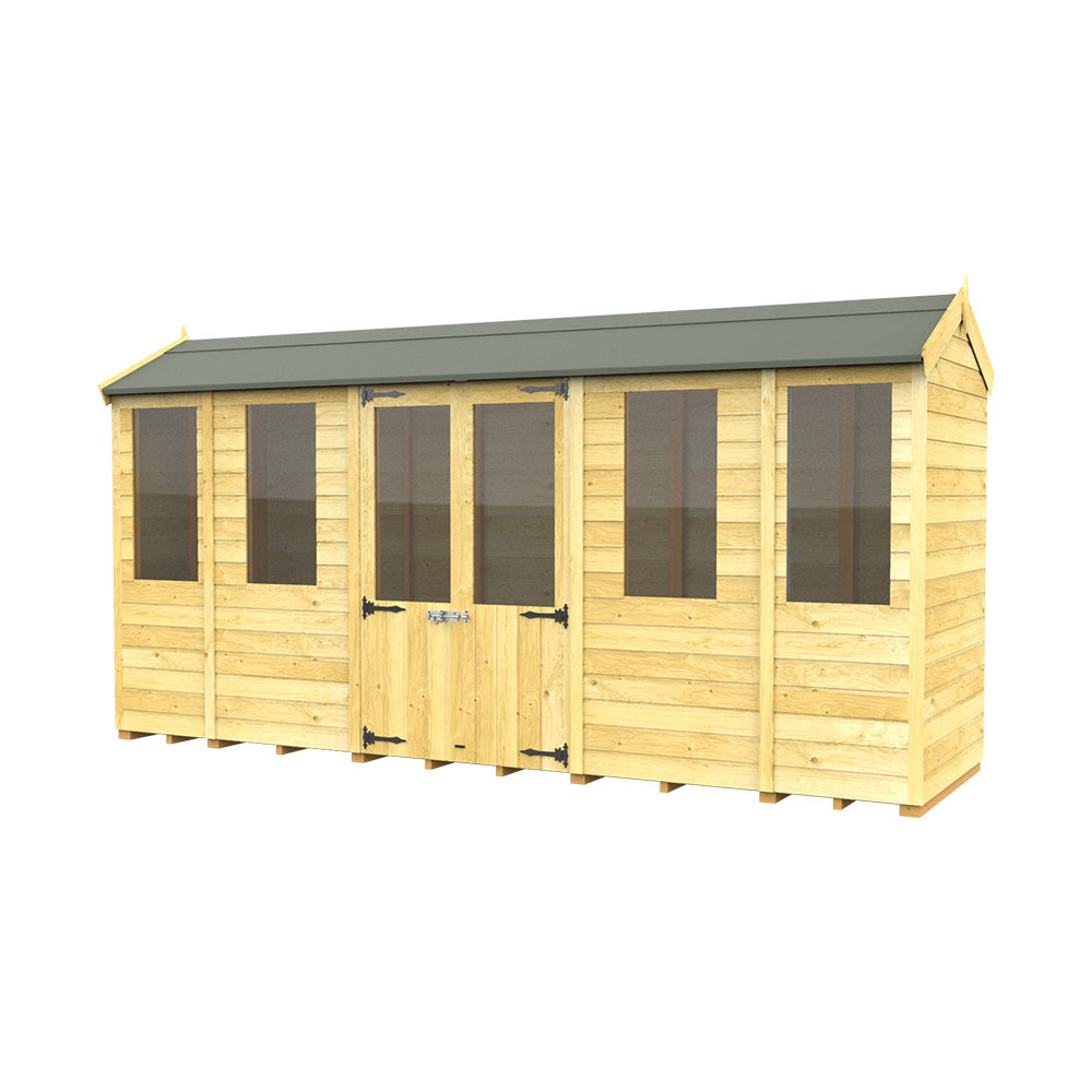 4ft x 14ft Apex Summer House