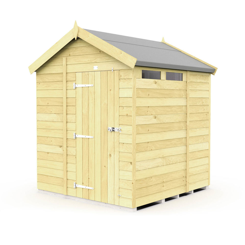 6ft x 6ft Apex Security Shed