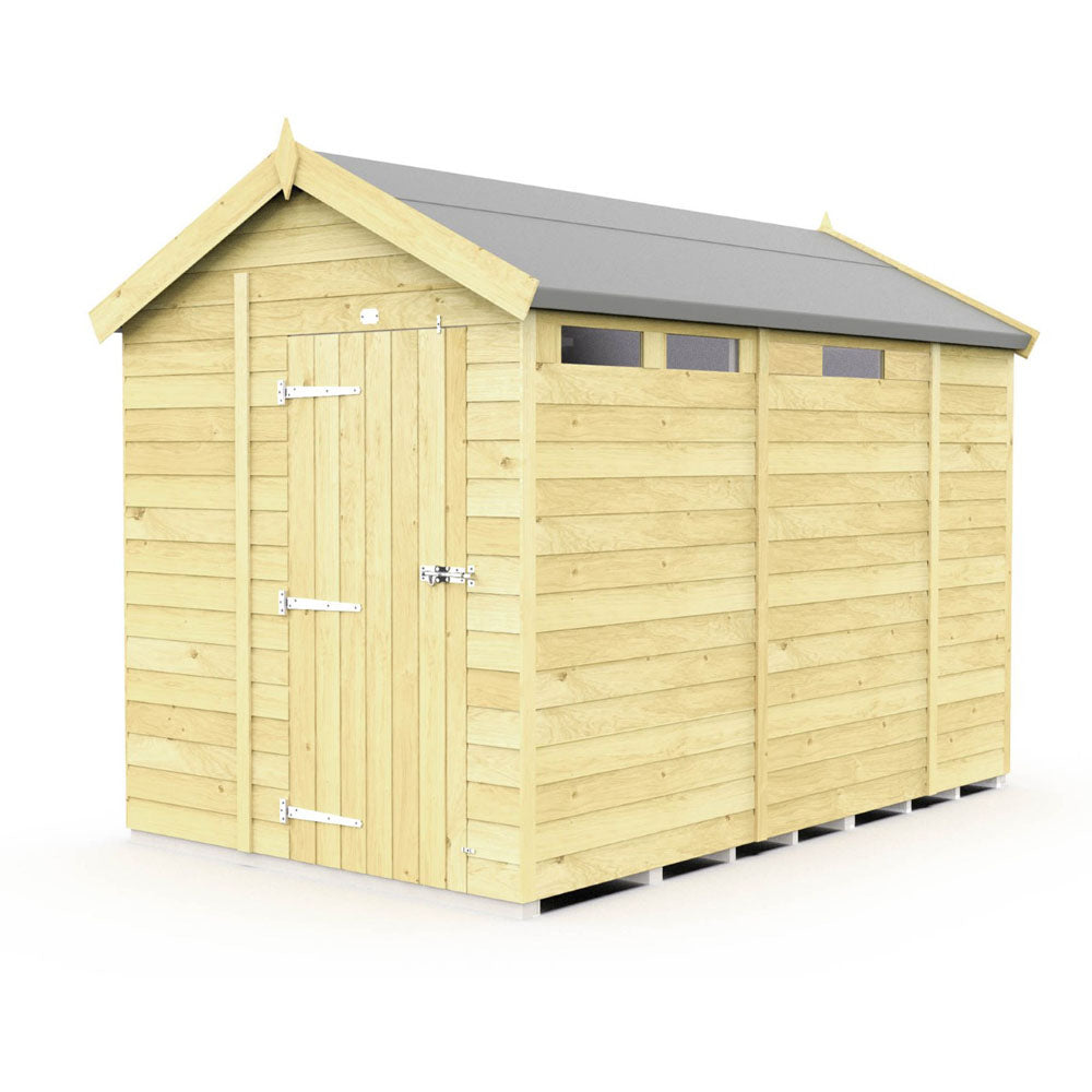 6ft x 9ft Apex Security Shed