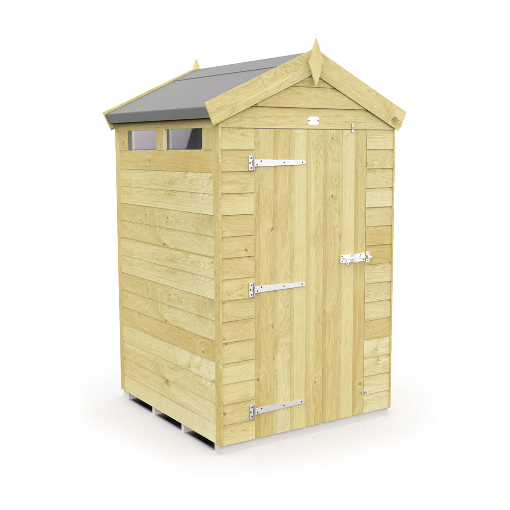 4ft x 4ft Apex Security Shed