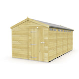 8ft x 18ft Apex Security Shed