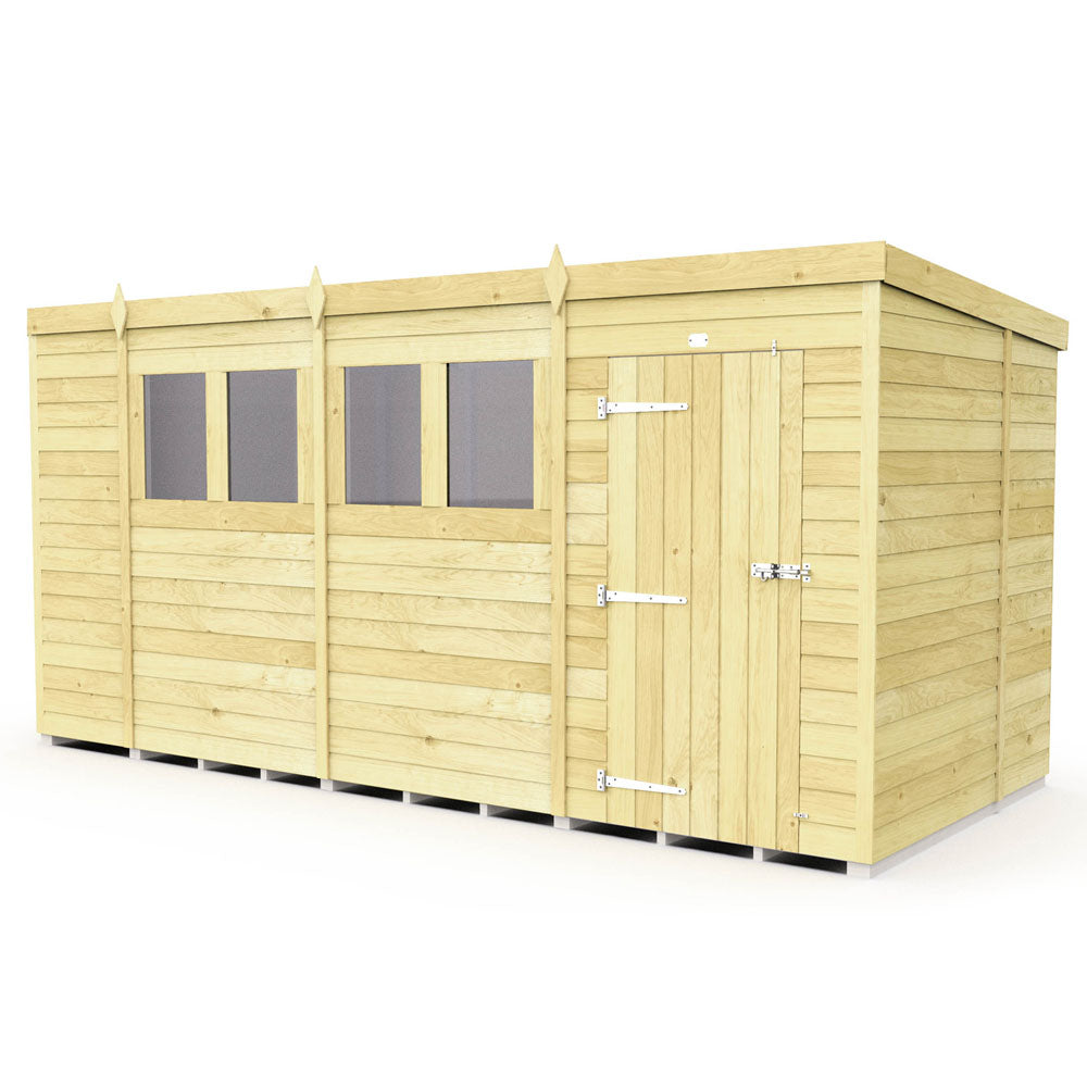 15ft x 7ft Pent Shed