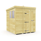 6ft x 7ft Pent Shed