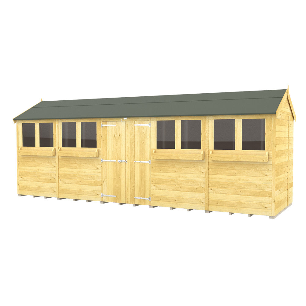 8ft x 20ft Apex Summer Shed