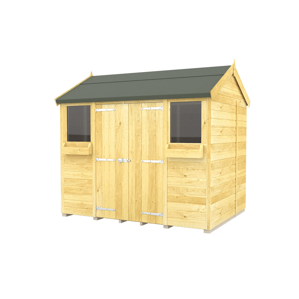 6ft x 8ft Apex Summer Shed