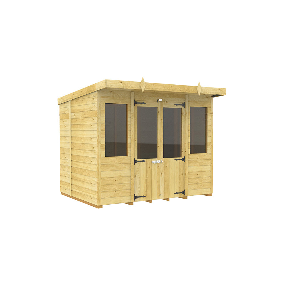 8ft x 8ft Pent Summer House