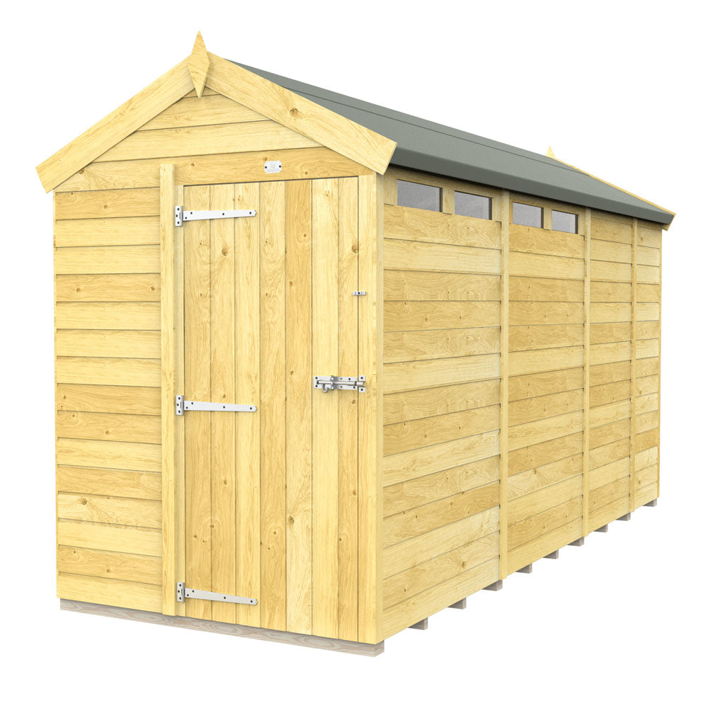 5ft x 13ft Apex Security Shed