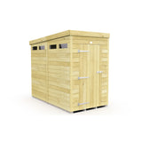 4ft x 8ft Pent Security Shed