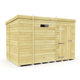 9ft x 6ft Pent Security Shed