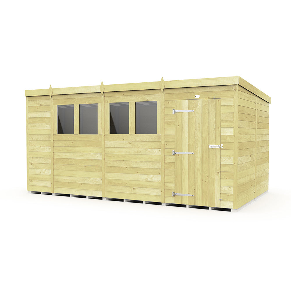 15ft x 8ft Pent Shed