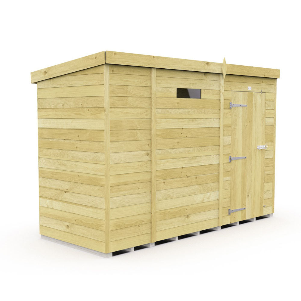 9ft x 4ft Pent Security Shed