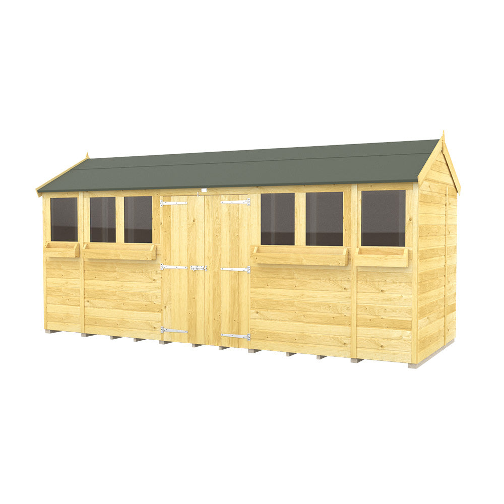 8ft x 16ft Apex Summer Shed