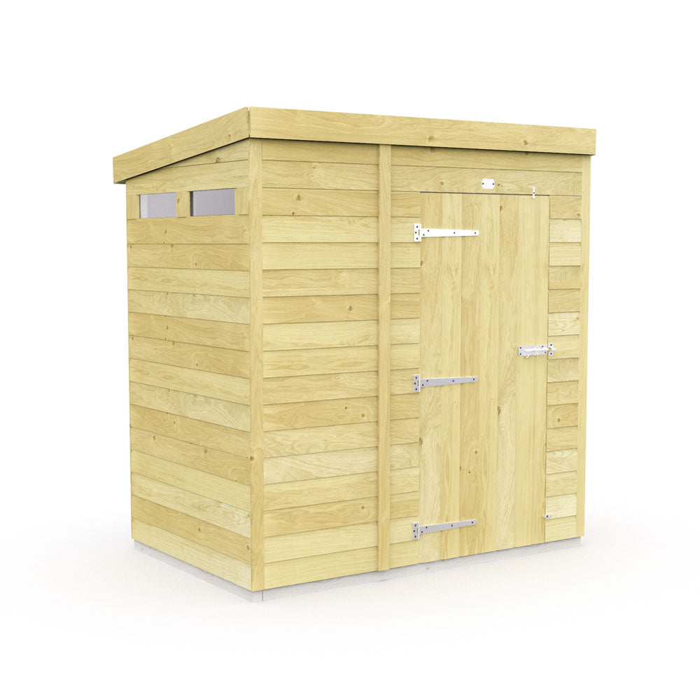 4ft x 6ft Pent Security Shed