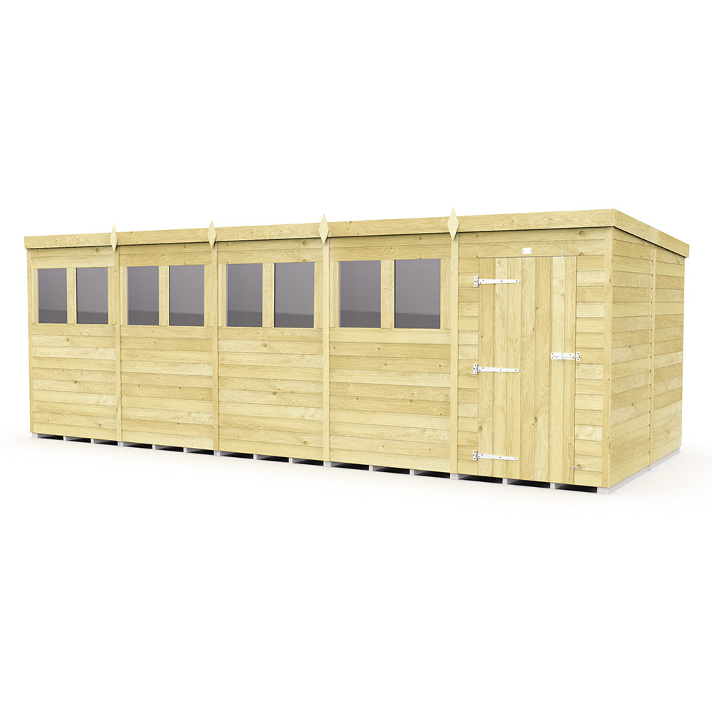 20ft x 8ft Pent Shed