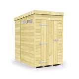 4ft x 7ft Pent Security Shed