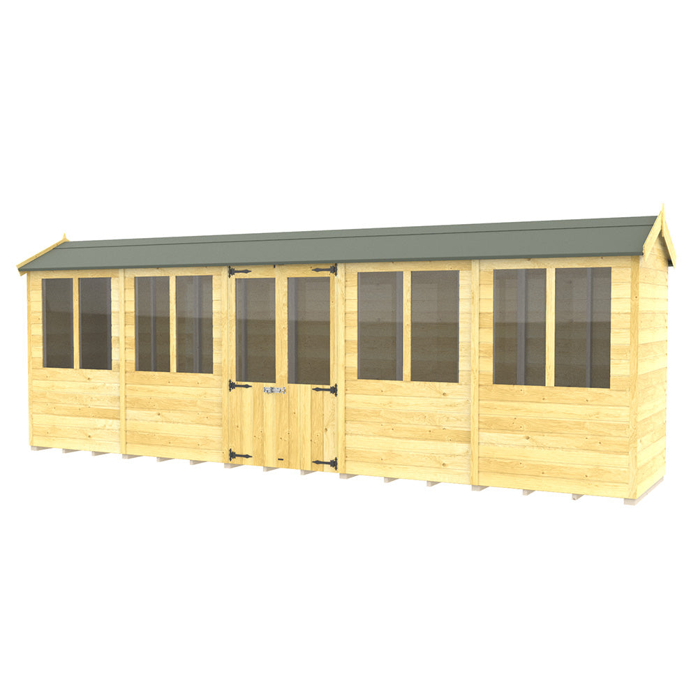 4ft x 20ft Apex Summer House